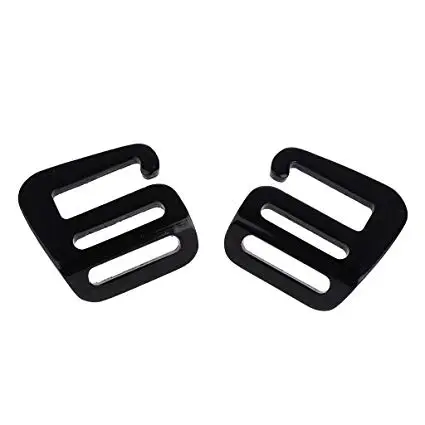  Metal Webbing G Hook Buckle Curve Shape Aluminum