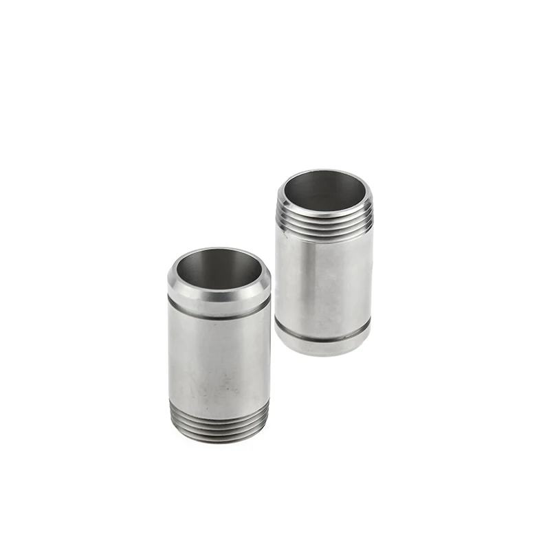 Factory direct sales seamless galvanized pipe outer wire, galvanized water pipe joint, plumbing pole cnc precision turning parts