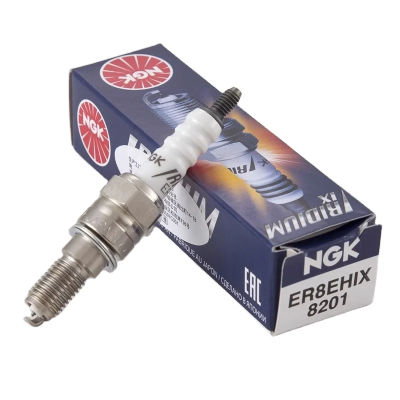Orginal Genuine NGK Marine Engine IRIDIUM Spark Plug ER8EHIX 8201 IY24 DENSO for HONDA RVF400 VFR400R VFR30 RVF35