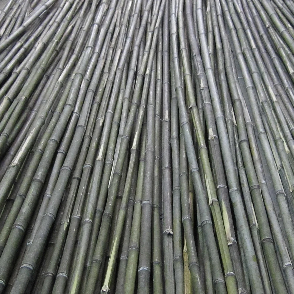 Высокое качество производитель наружное украшение большой Натуральный Необработанный бамбуковый столб