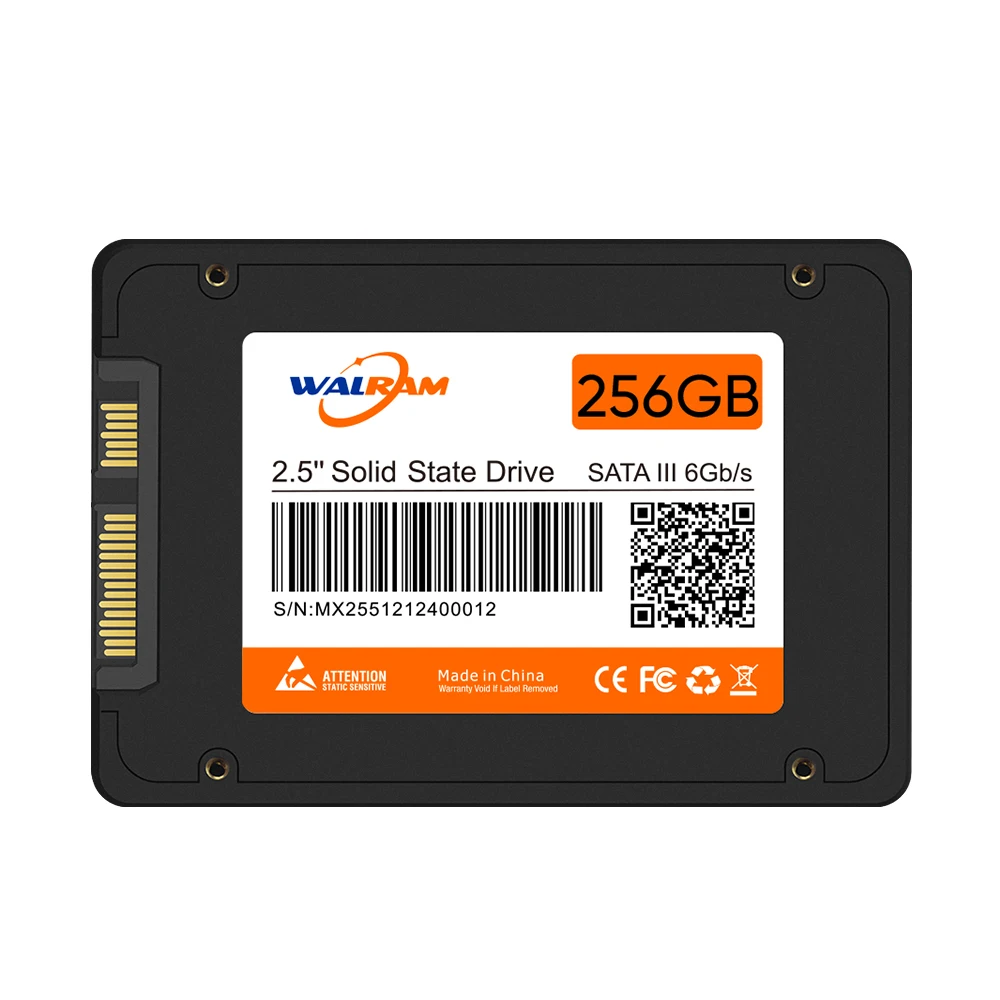 Бесплатный образец OEM Orginal Walram SATA3.0 120 ГБ 240 480 128 512 твердотельные накопители жесткий диск