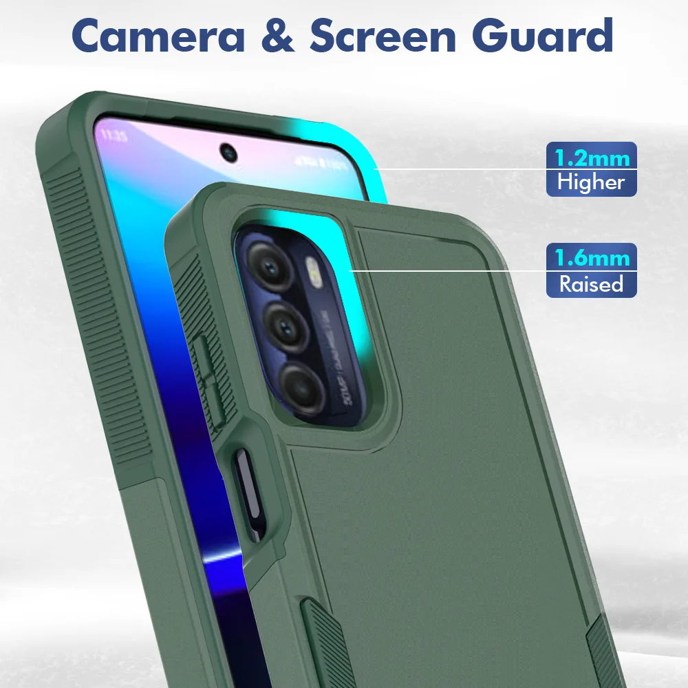 2 in 1 set foreign trade PC+TPU cell mobile phone case for Motorola Moto G Stylus 2022 ONE 5G ACE covers bags