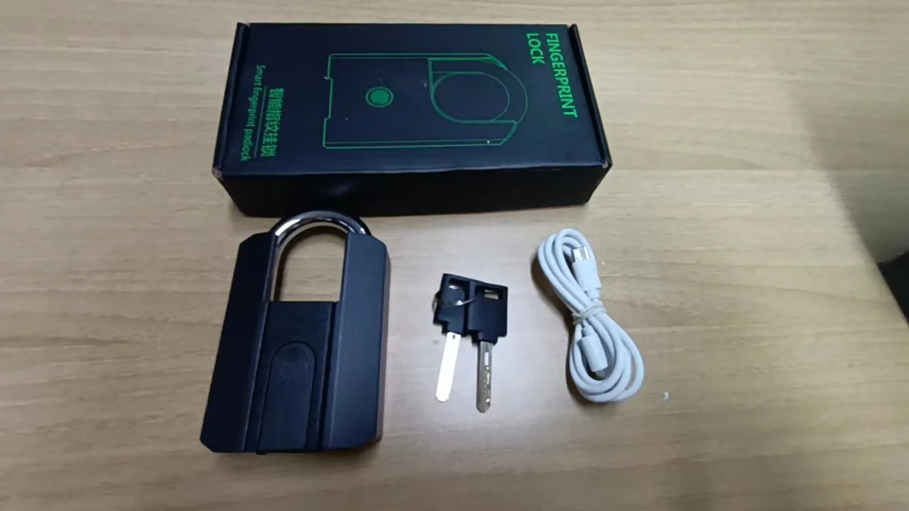 Большой биометрический IP67 водонепроницаемый смарт-замок с отпечатком пальца TTLOCK навесной замок с ключом