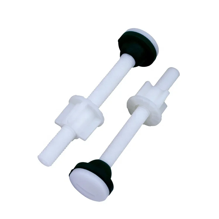 Toilet seat Hinge Bolts HL105 Toilet Tank Fixing Screw Plastic Cistern-to-Pan Coupling Bolts (Pair)