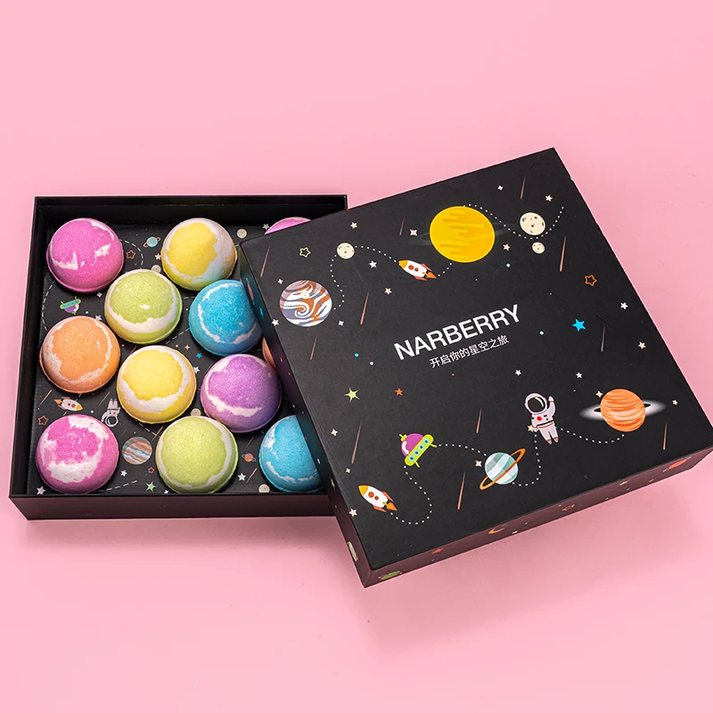 Custom Private Label Bath Fizzer Fizzy Organic Bath Bomb Toys inside  Kids Bath Bomb Gift Set