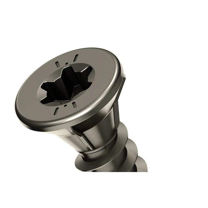 2021Professional manufacturer supply Exterior Outdoor Tan Coated Deck Star Drive Wood Screw Fasteners #9 x 3 Bits