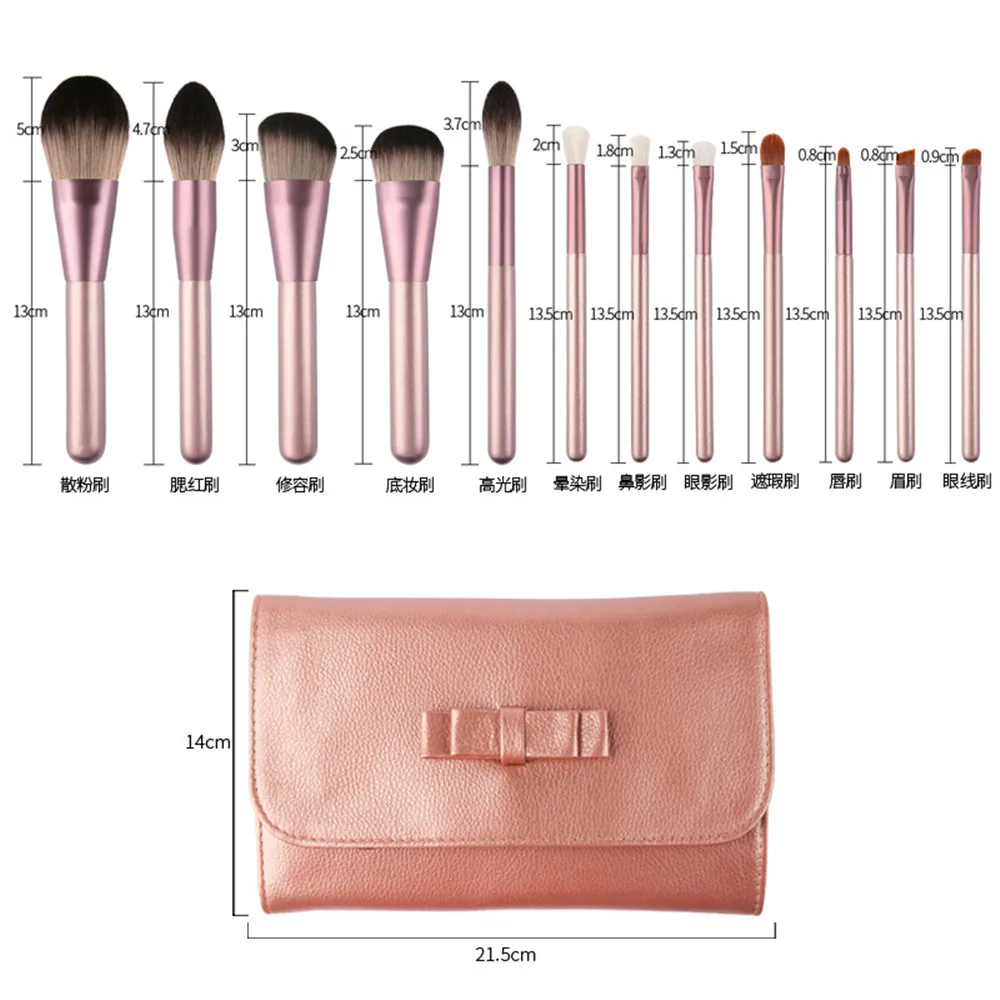  Частная этикетка кисточек для макияжа с логотипом Make Up bruhes набор женский макияж кисти 12