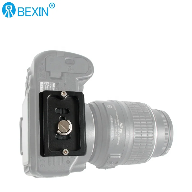 BEXIN Factory Universal metal quick release plate for DSLR camera tripod ball head Canon sony DSLR Photo Studio Accessory