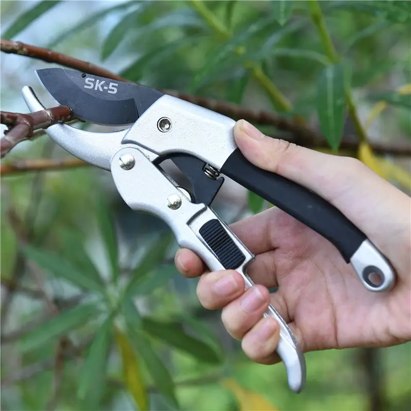 Agriculture Premium Titanium Bypass Pruner Plant Cutting Tools  Garden Pruning Shear