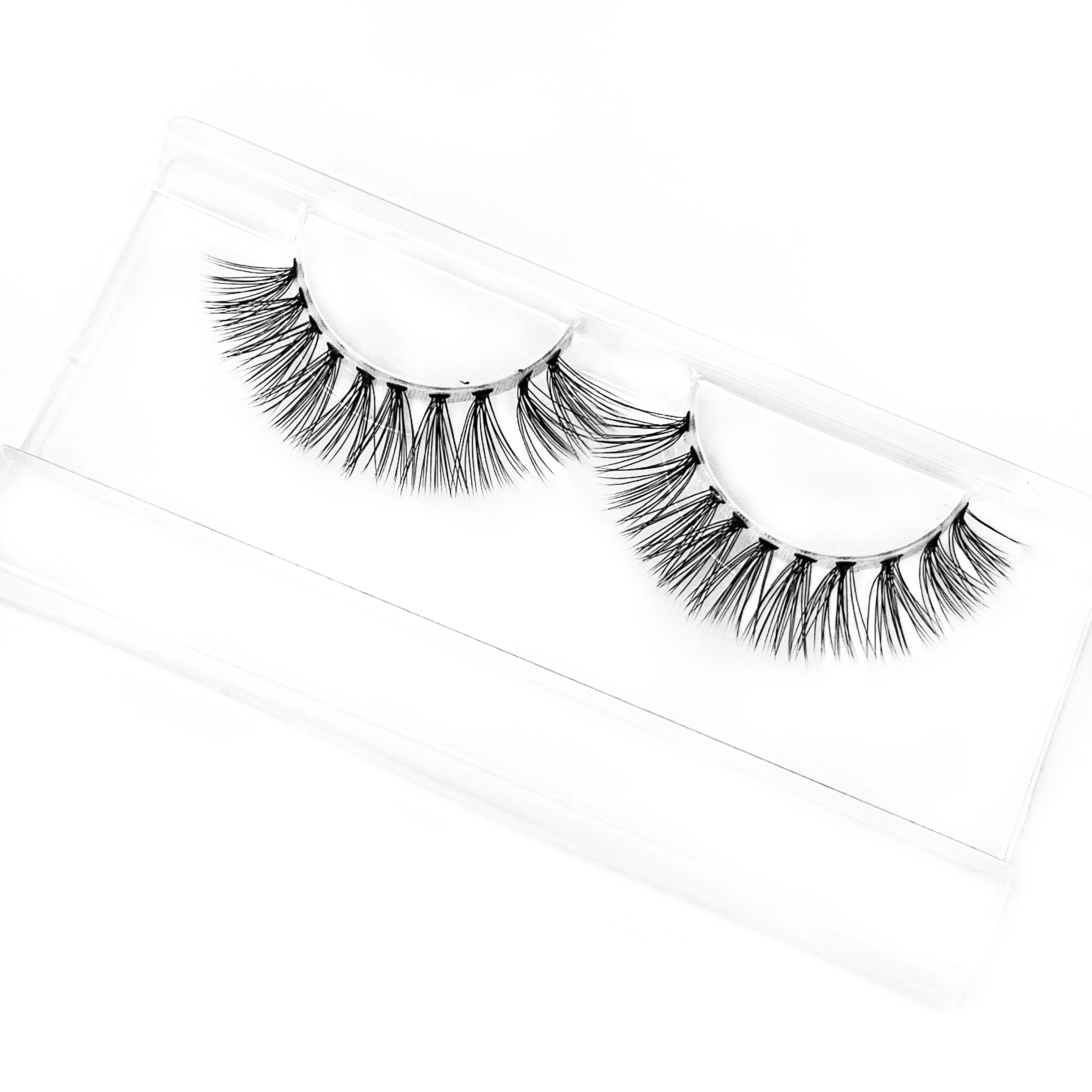 20d Fan Lashes Heat Bonded Premade Lashes With Own Branding Customized Lash Packaging Fluffy Premade Faneyelashes Extension