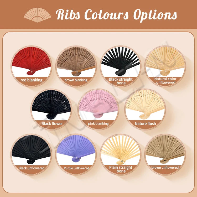 100% natural quality bamboo fans mexican fabric hand fans