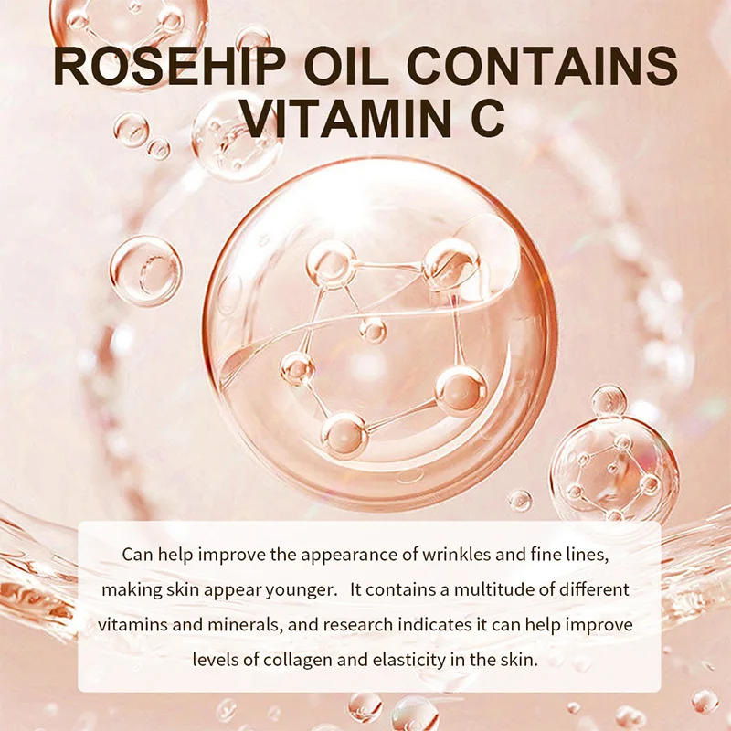100% Natural Organic Rosehip Base Oil Pure Essential Oil Blend 118ml Volume OEM Supply Made From Plant Ingredients