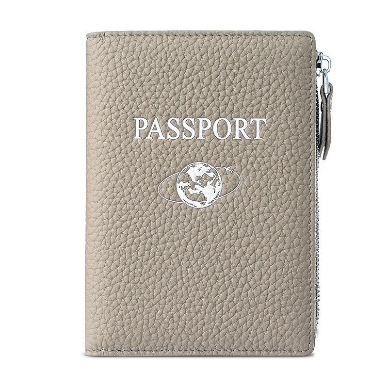 USENGKA RFID Blocking Travel Wallet Genuine Leather Passport Cover For Trip Large Capacity Passport Holder Wallet
