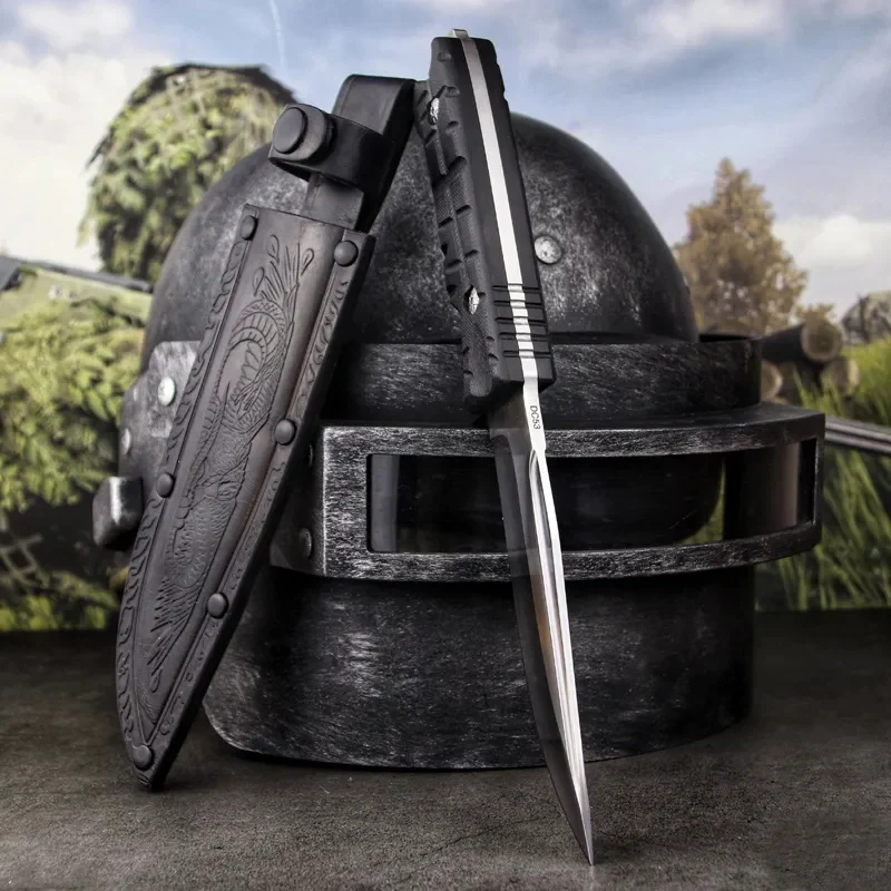 Outdoor Tactical DC53 Steel Self-Defense Weapon Sharp Wilderness Survival Hunting Folding Knife