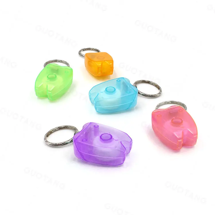 OEM Customized Eco Friendly Zero Waste Blue Keychain Nylon Tooth Shape Dental