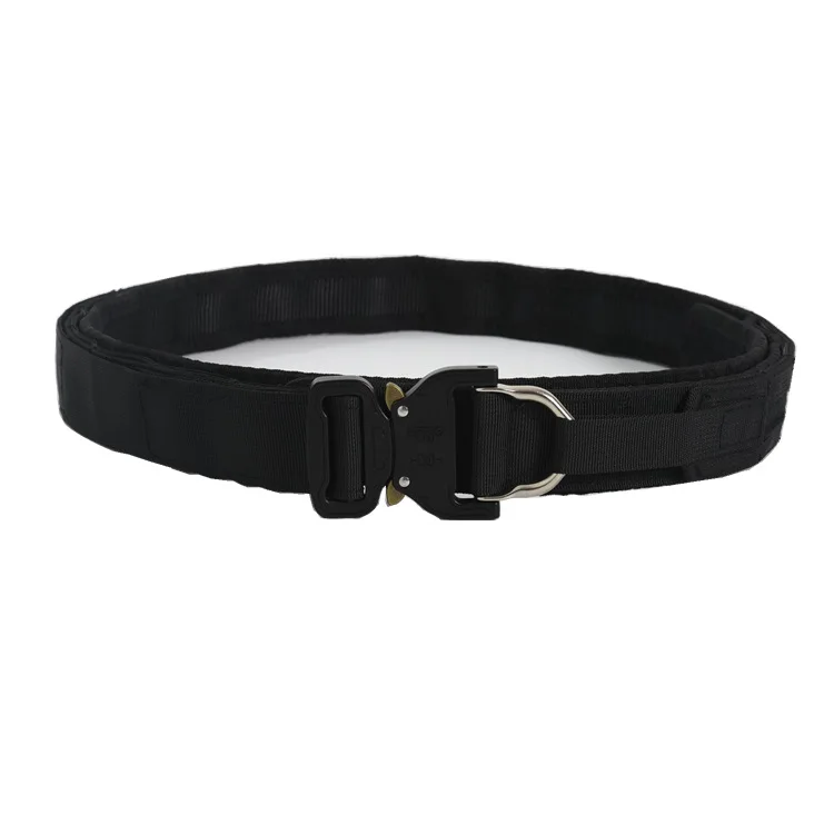 Tactical Molle Belt With Buckle Heavy Duty EDC for Men Rigger Double belt system