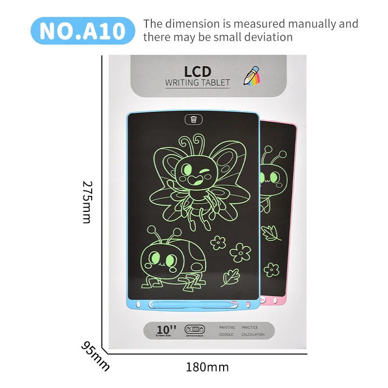 FiveStar 10 Inch LCD Writing Board Digital Doodle Drawing Pad Kids Children Toys Lcd Hand Writing Tablet