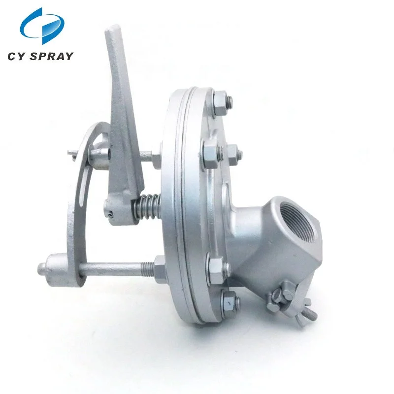 Aluminum Manual High Pressure Blasting Machine Sand Tank Lower Sand Valve Flow Control Valve