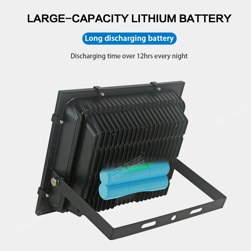 
ALLTOP Ip65 Waterproof Portable 25w 40w 60w 100w 200w 300w Outdoor Rechargeable Led Flood Light Spot Light 