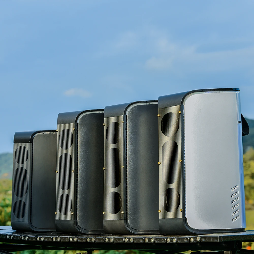 500Wh portable solar power system with solar panel charged by sunlight or wall outlet SKA700T sungzu