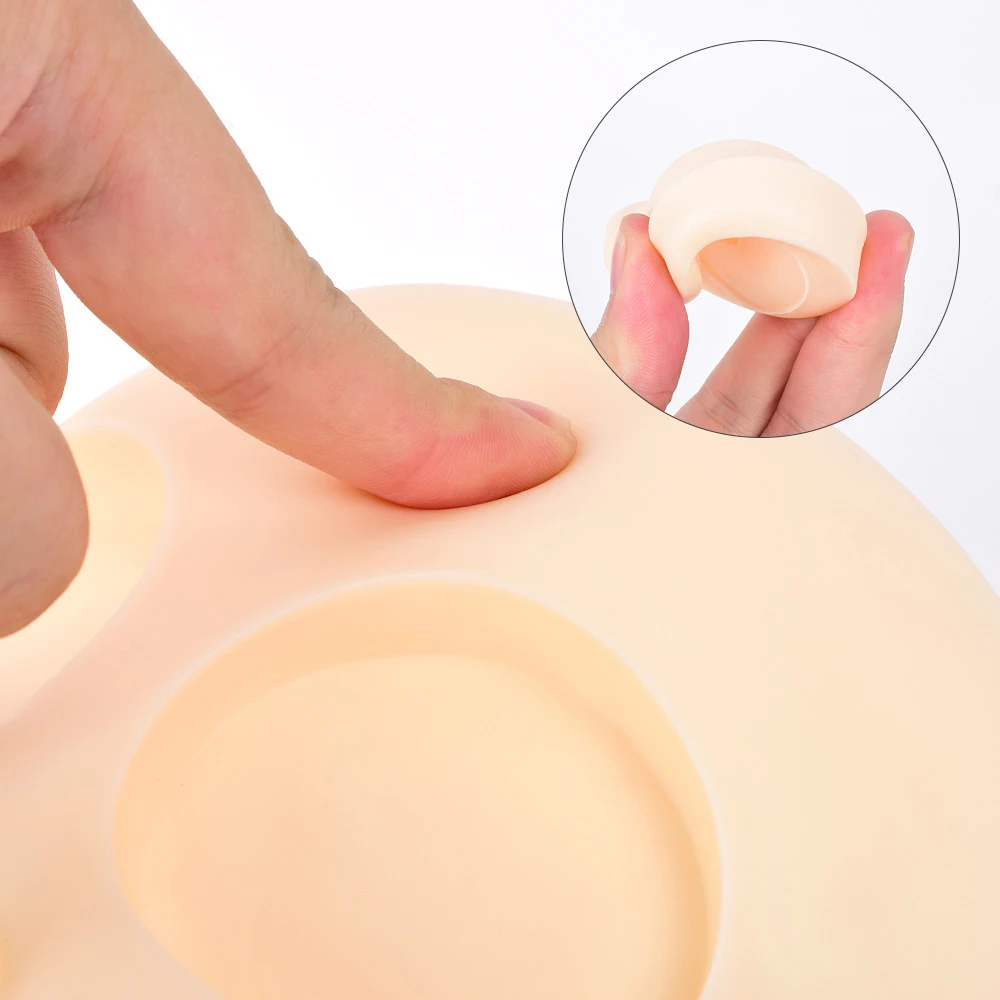 Silicone Injected Eyelashes Makeup Tools Practice Lash Rubber Eyelash Extension Training Mannequin Head