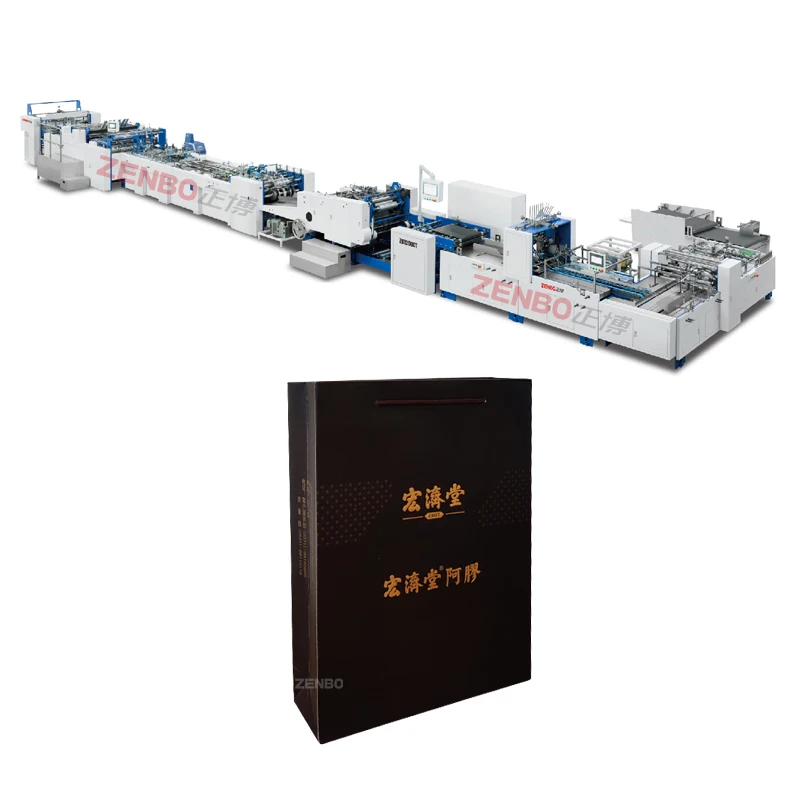 paper bag making machine sheet by sheet;large paper bag machine ZB1200CT430S