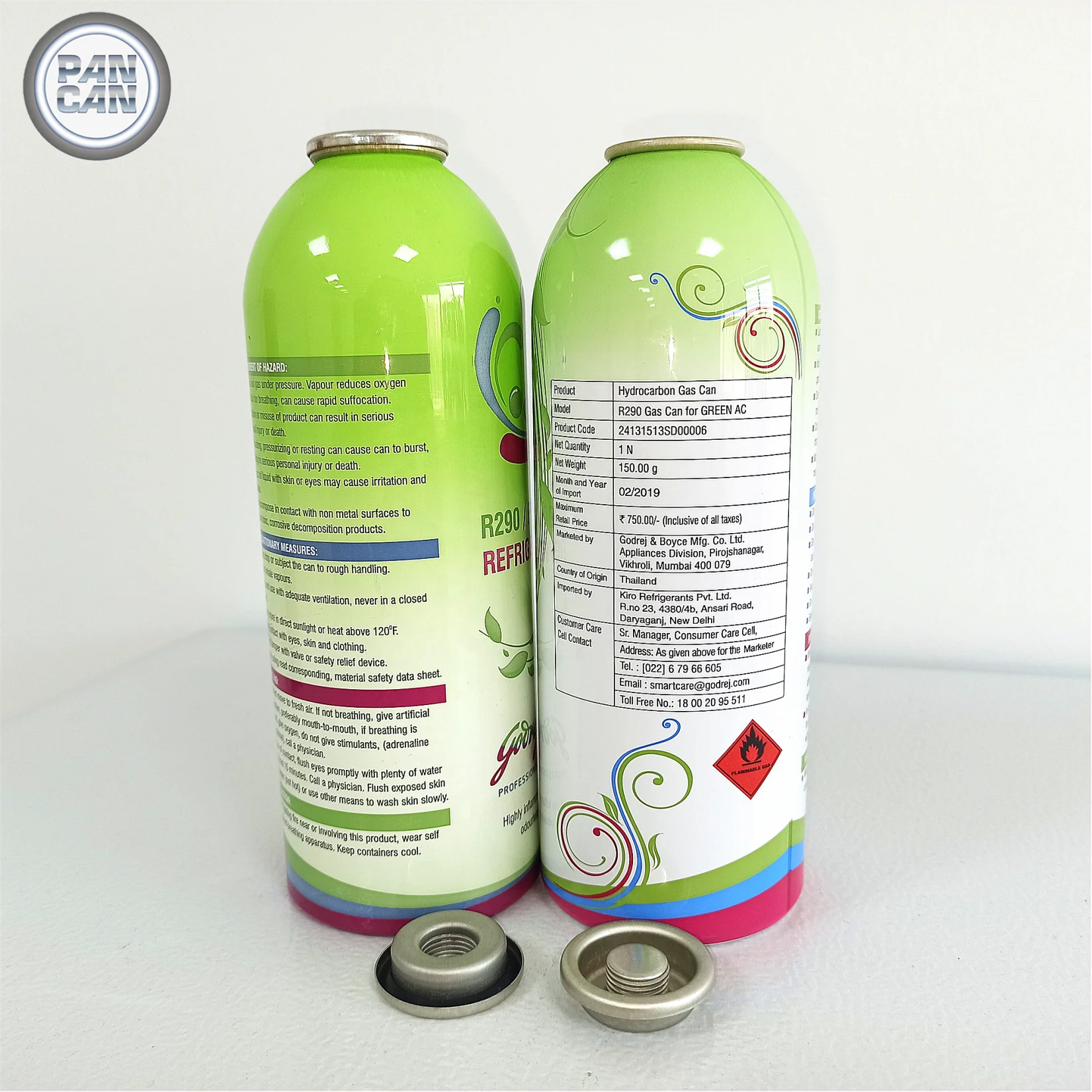 Белые аэрозольные баллончики для хладагента аэрозольный баллончик R134a многоразовый