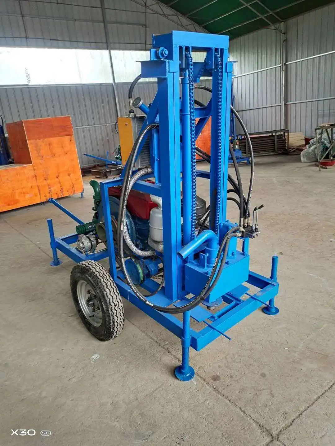 Tractor mounted small diesel water well drilling machine for water wells mine