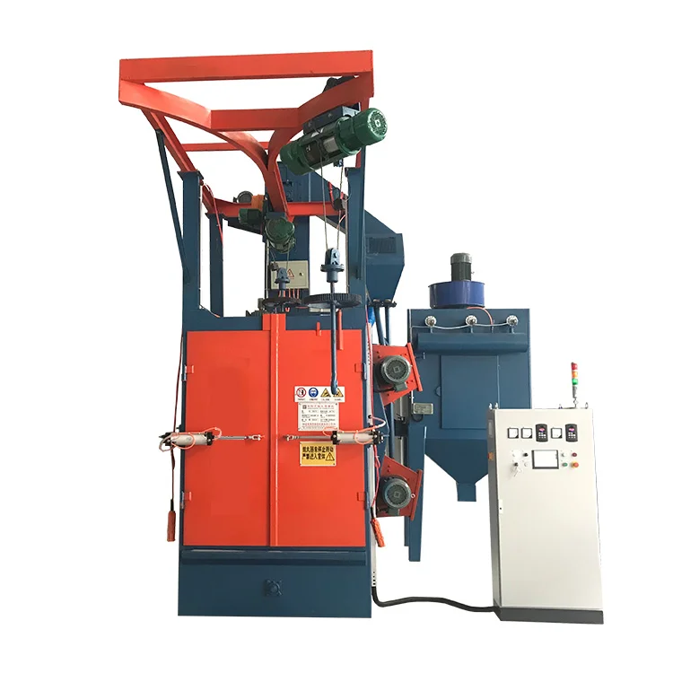 Hook type shot blastingmachine/single hook shot blasting machine/used for fitness equipment