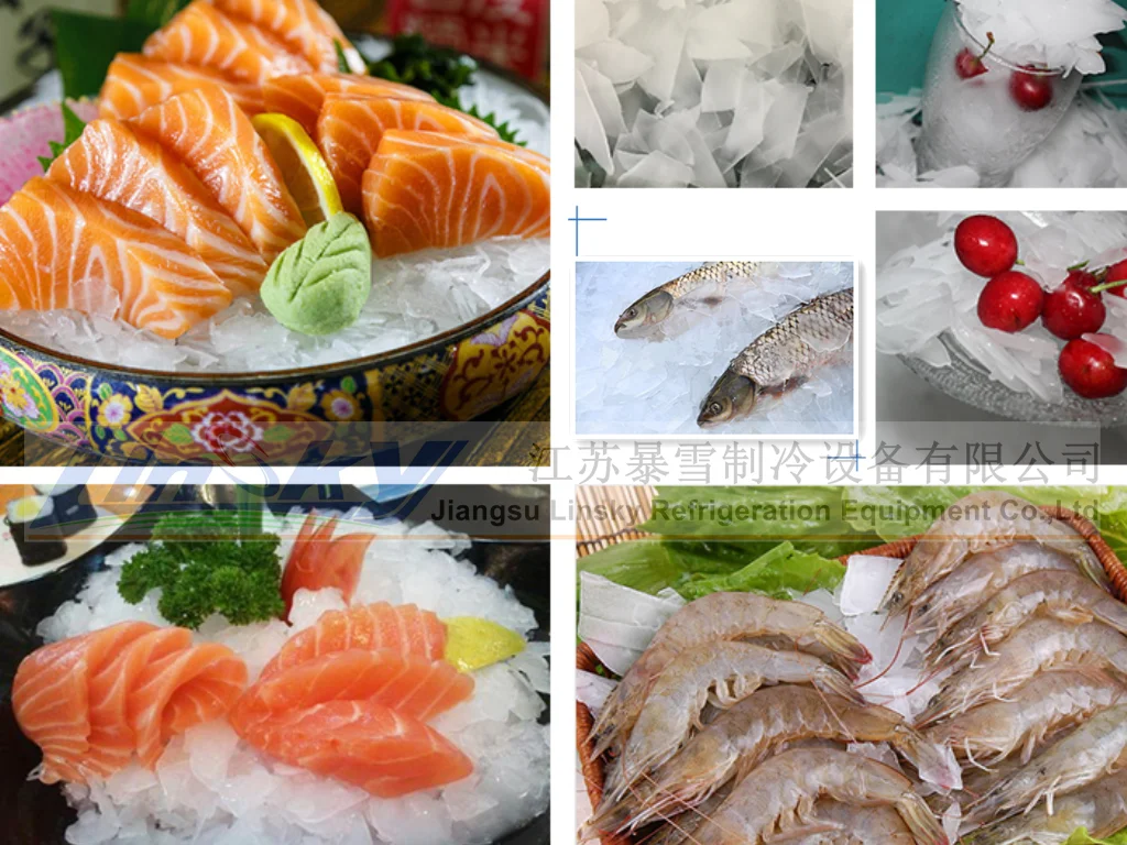 3 ton per day Popular refrigeration units flake ice generators seawater ice flake machine