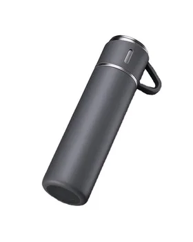 Business 450ml Gift Box Set Business Cup Stainless Steel Thermos Cup One Cup Flasks Water Bottle With 3 Lids