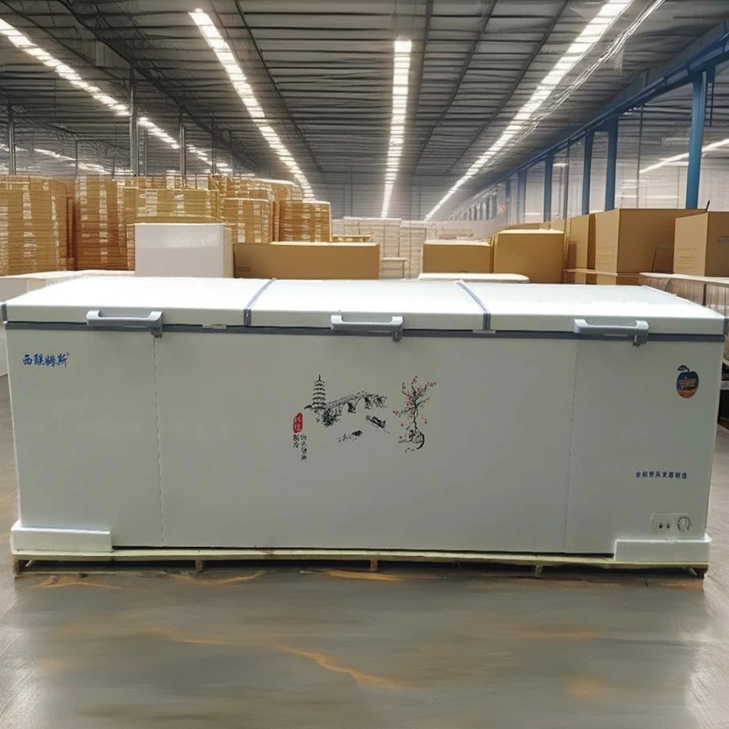 Deep Commercial Single-Temperature Chest Freezer from China for Refrigeration Equipment Storage Applications