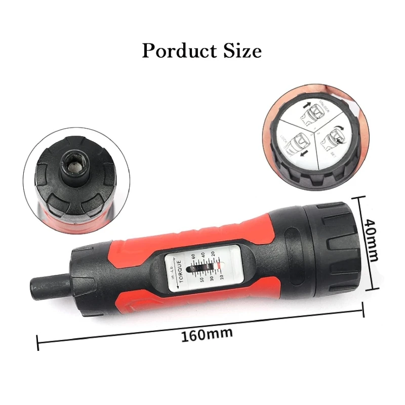 Good Quality 21pcs 10-65in-lb Torque Screwdriver Set Value Adjustable Easy reading Hand Tools For Auto Bike Repair