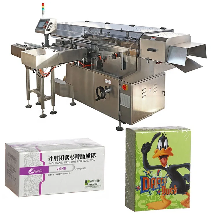 3D Cellophane wrapping Packing Machine For Group Condom Box Durex Condom Box