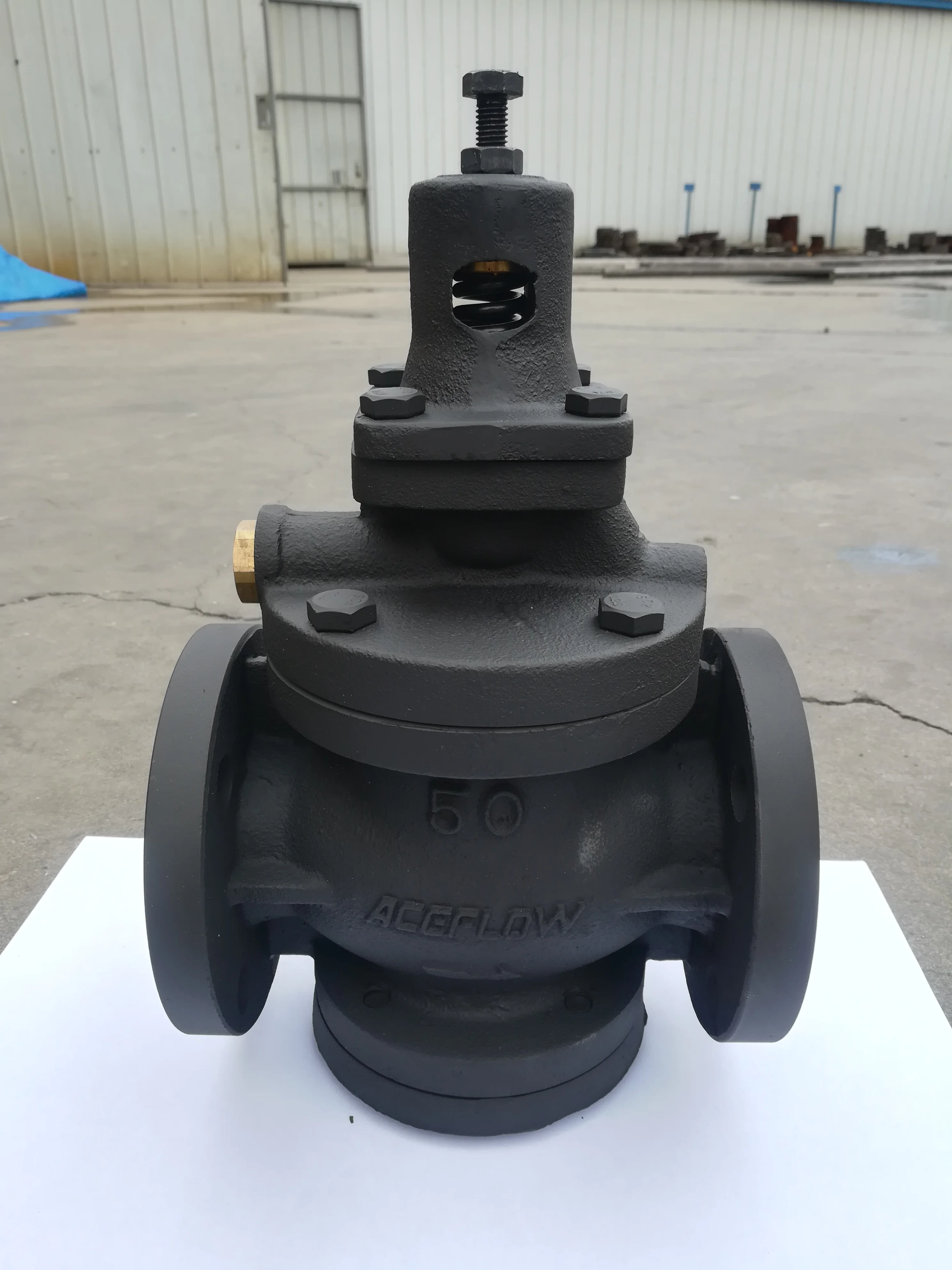 Клапан снижения давления DIN DN25 PN16 РФ фланцевый пилотный мембранный Тип PRV паровой