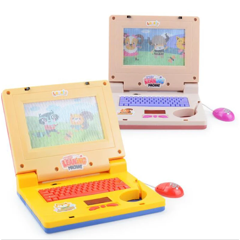 Baby Music Toy Kids Learning Machine Computer Educative Toys Cartoon Lights Laptop Early Education Child Gift