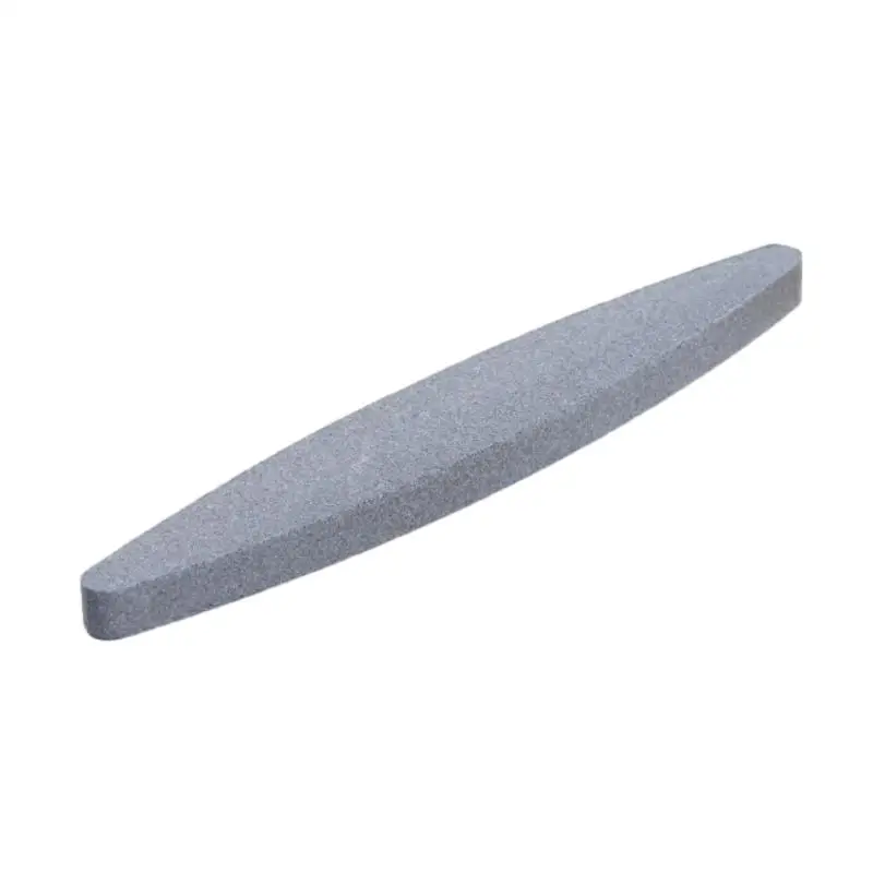 New design 9 inch silicon carbide spindle whetstone brown aluminium oxide whetstone high hardness boat whetstone