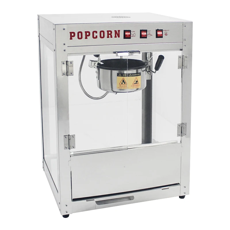High Selling Desk Type Puffed Rice Making Machine, Large Capacity Industrial Popcorn Making Machine