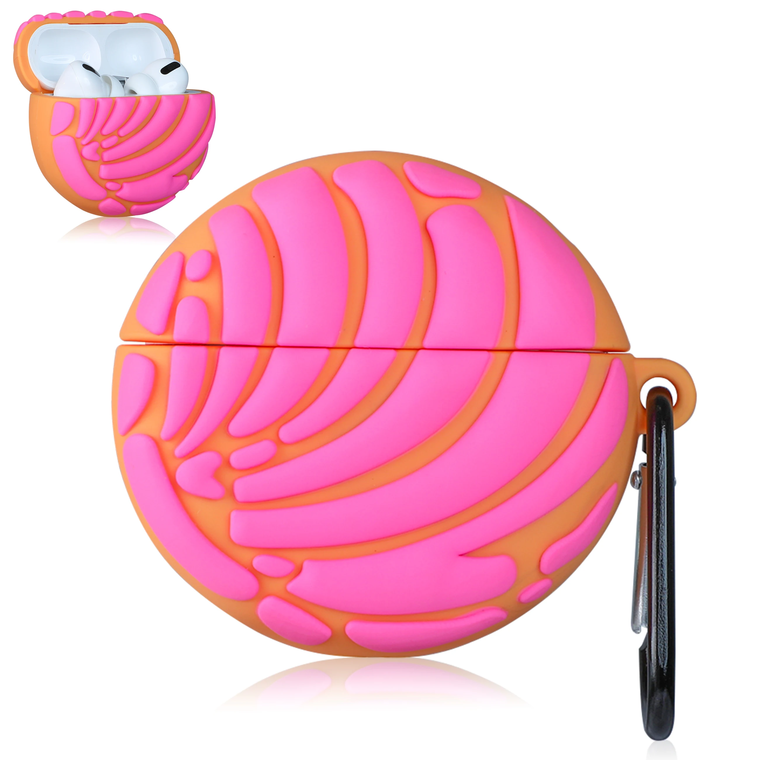 Hot Wholesale Mexican Concha for AirPod Cases Mexi Airpods 3/Pro Wireless Charging Case Food Bread Candy for Airpods