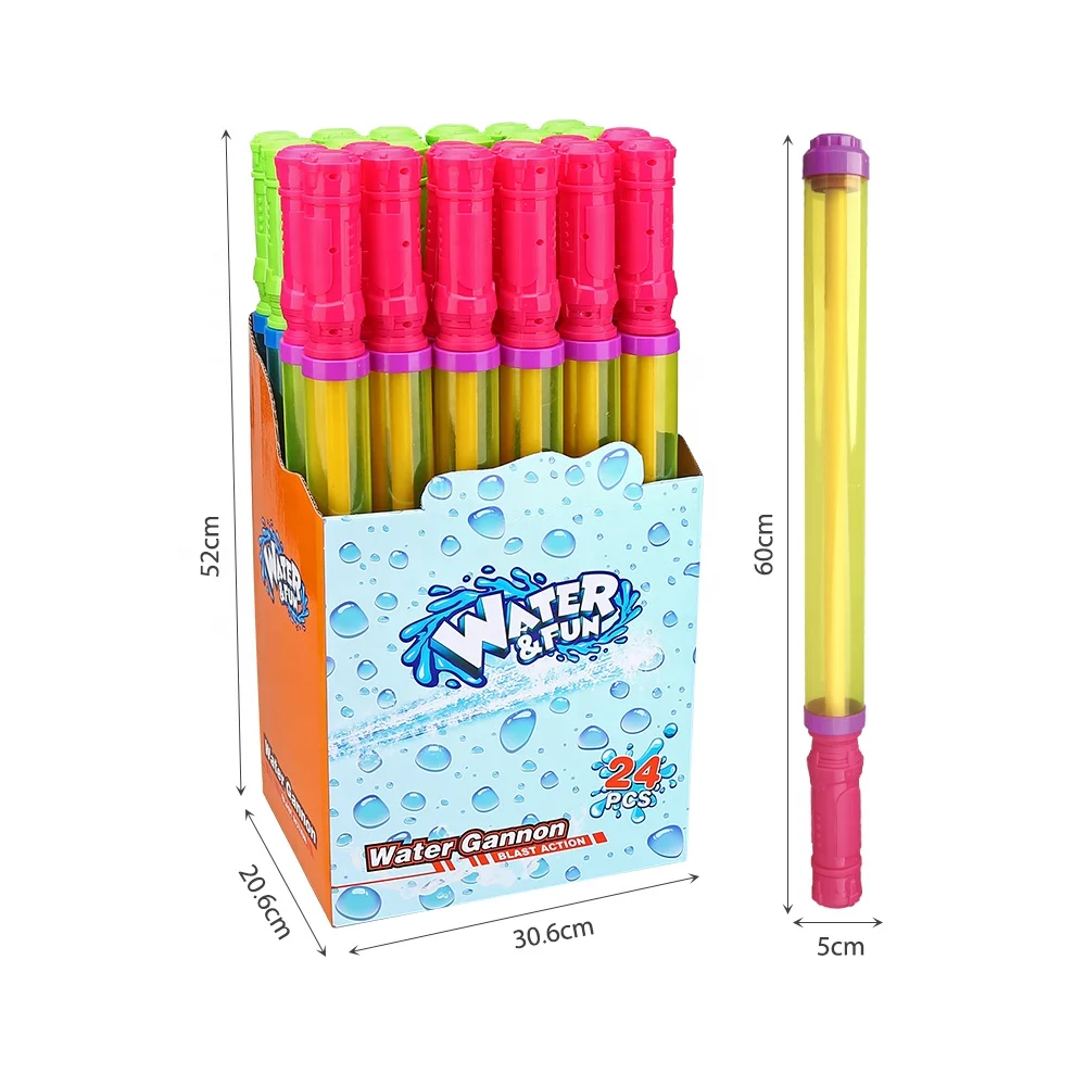 Large Transparent Water Cannon Gun Toy for Kids Air Pressure Water Blaster Popular Summer Outdoor Water Shooting Game