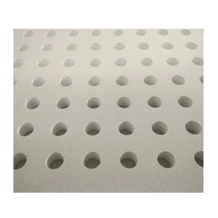 
Hole Designs Square Soundproof Acoustic 60*60 Gypsum Board Ceiling Tiles 