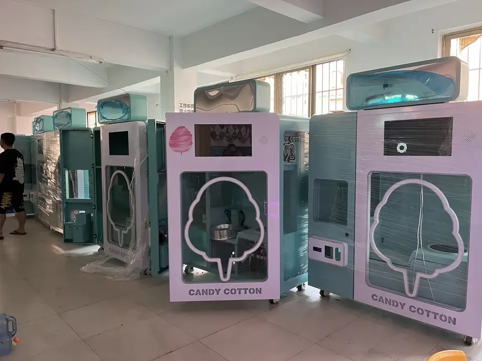 automatic candy floss cotton candy machine price vending machine business electric commercial cotton candy machine