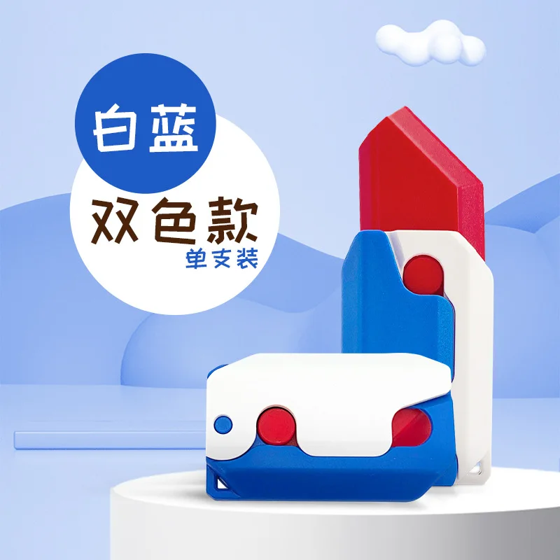 3D gravity knife Luminous radish knife Decompression toy 3D printing radish knife series