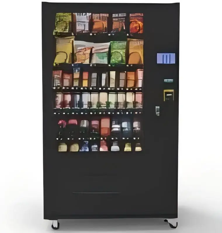 60 Selection Snack and Candy Vending Machine of Snack and Pastries, Candy, and Gum/mints With Cashless Credit/Debit/Mobile Pay