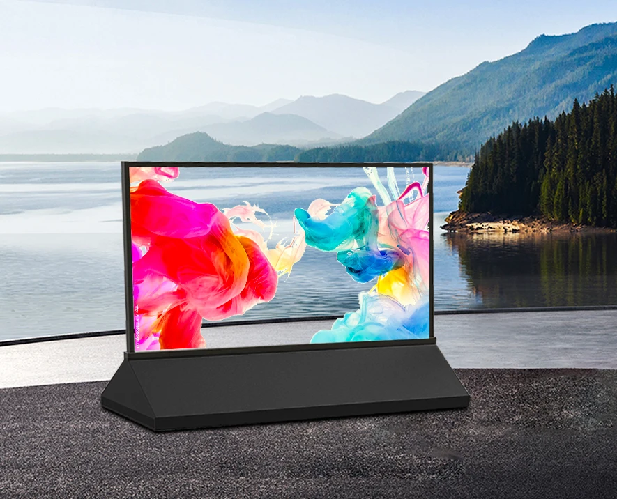 Vertical Smart OLED 55 inch touch screen android advertising oled high transparent Digital Advertising  Display