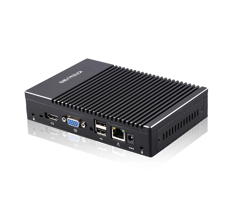 Quad Core Fanless Pc Mini AMD A6 1450 CPU DDR3 6*USB VGA HD-MI Support Dual Display Win10 Win11 Linux Industrial Mini PC