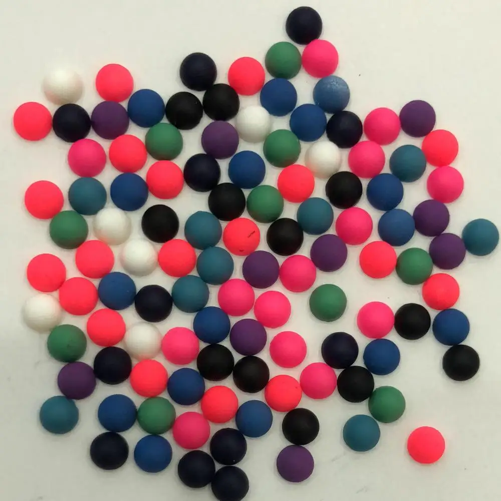 Wholesale ABS Craft  Half Pearl Flat  Beads 6/8/10 /12mm Matte Half Round Pearl Beads