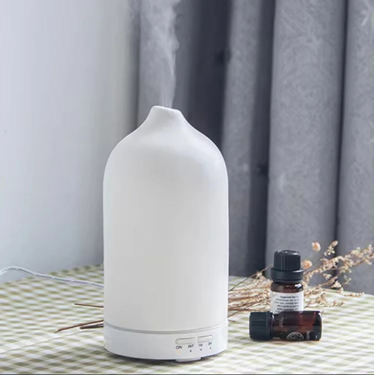 Wholesale Ceramic Essential Oil Diffuser 100ml stock electric ceramic stone ultrasonic aroma diffuser