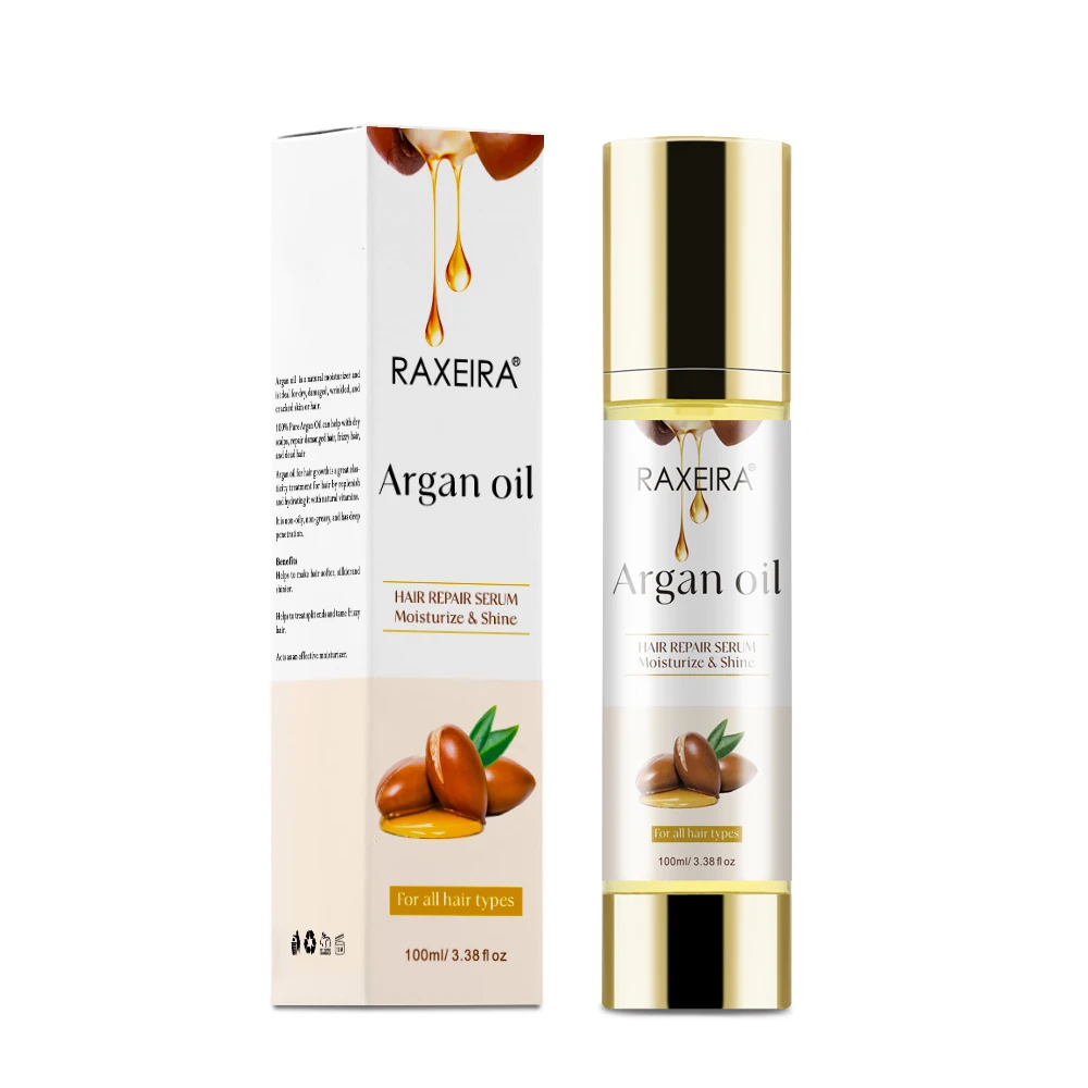 Organic Argan Oil Castor Hair Growth Serum Hair Treatment Wholesale Private Label Hair Oil