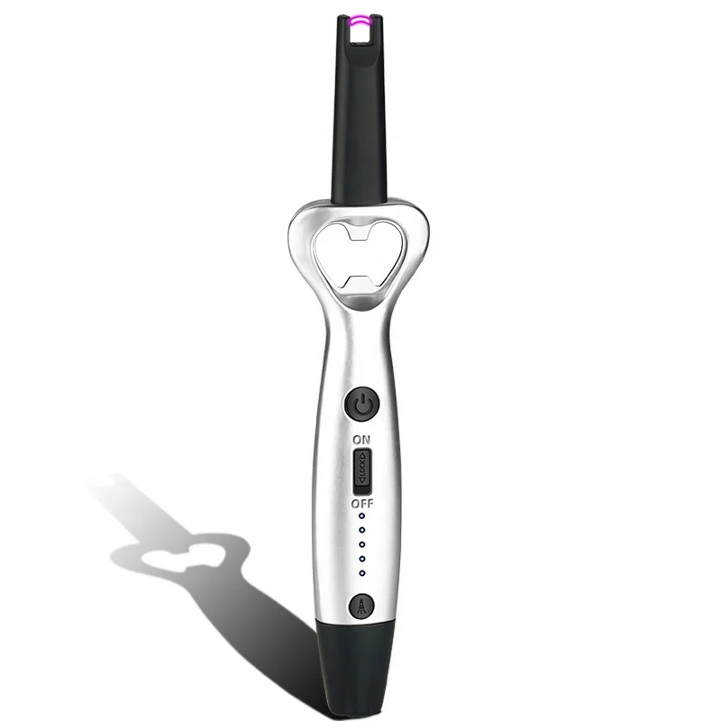 Charging Arc Iighter Multi-Purpose Bottle Opener Ignition Gun Lighting Outdoor Windproof Bbq Flame Lighter